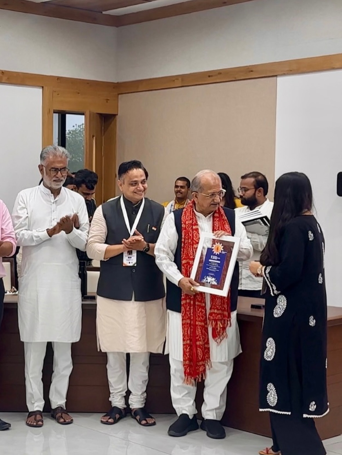 Shailja Sharma at 1st National Changemakers Meet at Gujrat - recognised as one of the 50 Changemakers of Bharat.