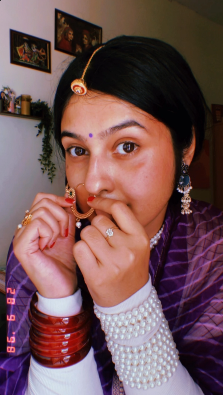 Desi drama, in the details.